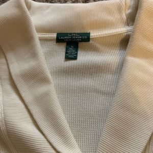 Women’s Ralph Lauren XL BEIGE TOP ! Like New ! Worn once